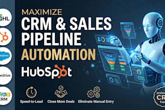 build an automated sales CRM and lead management pipeline