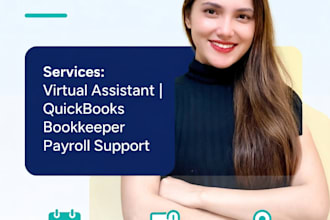 be your remote bookkeeper and virtual assistant