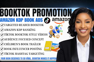 do booktok tiktok kindle book promotion, promote tiktok book marketing KDP ads