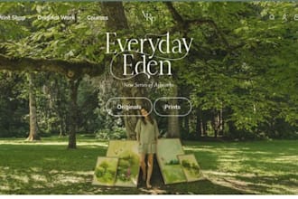 build squarespace private gallery website art portfolio website fine art website