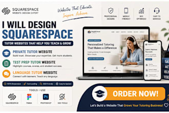 design squarespace private tutor website test prep tutor website language tutor
