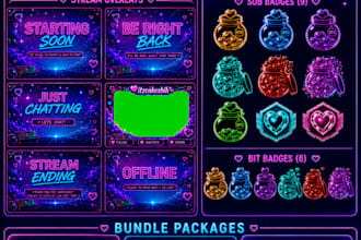 make custom twitch graphics