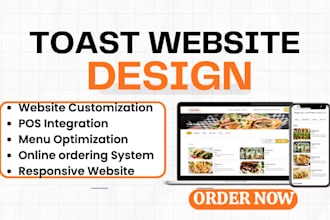 design toast website, restaurant website, toast pos online ordering system