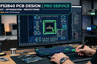 develop smart wearable pcb design with nrf52840 bluetooth integration
