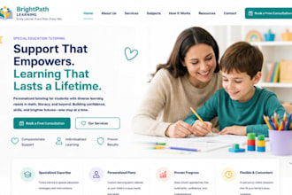 create squarespace special education tutor website math tutor literacy website
