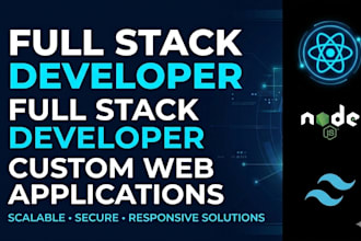 develop custom web applications using react and node js