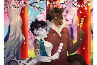 draw furry art fursona, furry oc anthro art, sfw nsfw furry character design