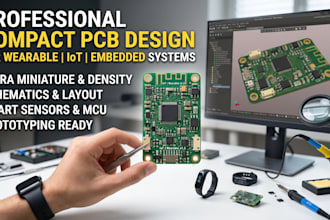 design compact pcb for wearable, iot and embedded systems