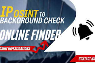 do background investigation for people as online internet researcher