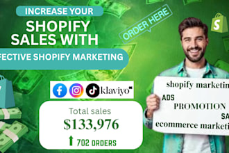 help boost your shopify sales, promotion, and ecommerce marketing with shopify