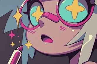 draw nsfw,sfw fanarts, anyone in cool cell shaded anime fast