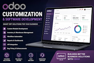 provide odoo customization and software development services
