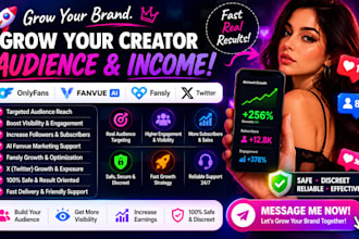 do fast onlyfans promotion, ai fanvue promotion, fansly pro, twitter x marketing