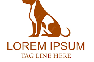design pet, dog, cat or animal and veterinary clinic logo