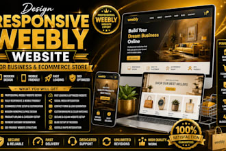 design responsive weebly website for business and ecommerce store