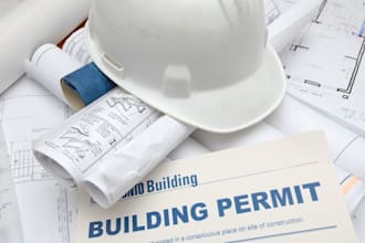 do tx, ga, illinois, florida pe stamp, city permit structural floor plan, hvac