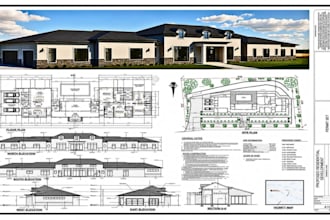 do autocad 2d floor plan city permit drawings, floor plan, site plan blueprint