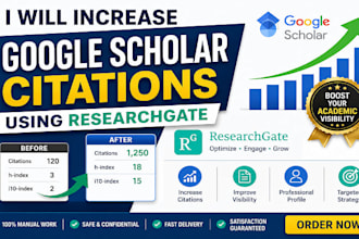 increase google scholar backdate current citation using researchgate