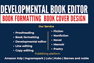 do book formatting book editing for amazon kdp