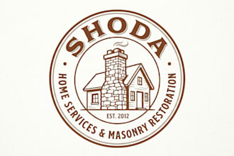 do premium home improvement remodeling logo design