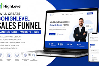 gohighlevel sales funnel gohighlevel landing page gohighlevel website design SEO