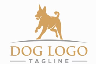 design modern pet, dog, cat and animal logo
