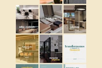 desing modern social media post for instagram