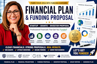 write financial plan startup grants investor proposal