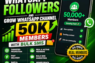 skyrocket your whatsapp channel growth to 50k members