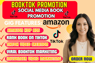 booktok promotion amazon kdp ads influencer video marketing tiktok booktok ads