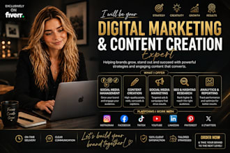 do digital marketing and content creation