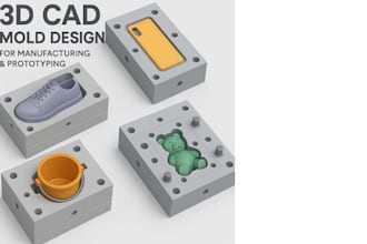 design custom soap, statue, rubber, plastic, silicone mold and 3d resin printing