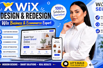 do wix website design and redesign wix website redesign expert wix website seo