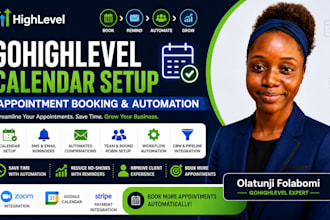 setup gohighlevel calendar booking appointment and automation