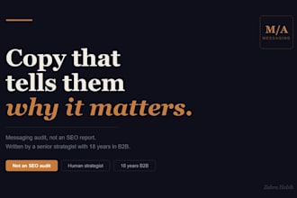 audit your website copy and messaging for clarity and conversions