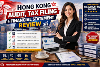 do hong kong audit, tax filling and financial statement review