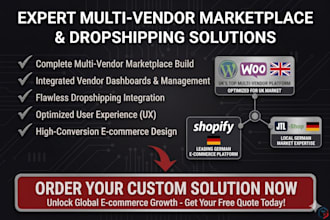 build woocommerce multi vendor marketplace website