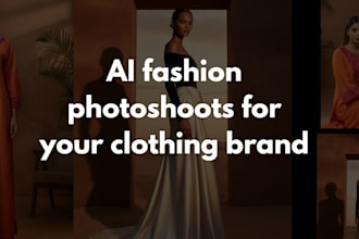 create realistic ai fashion photoshoots for your clothing brand