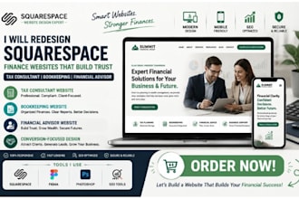 design squarespace tax consultant website bookkeeping website financial advisor