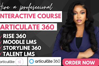 interactive elearning course in moodle, articulate storyline, rise360, talentlms