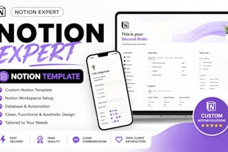 do notion dashboard, notion template, notion expert