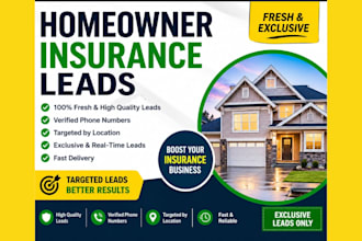 deliver homeowner insurance leads and fresh solar leads