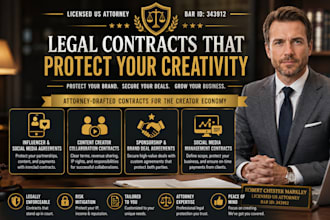 write a content creator collaboration contract as a licensed US attorney