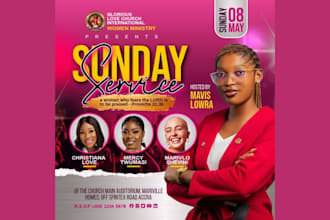 create church flyer event flyer sermon graphic postcard church bumper
