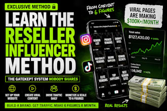 teach you the reseller influencer method nobody talks about