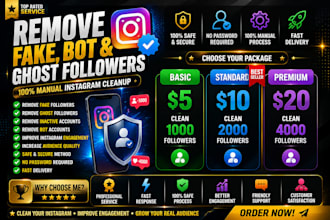 manually clean your instagram followers list