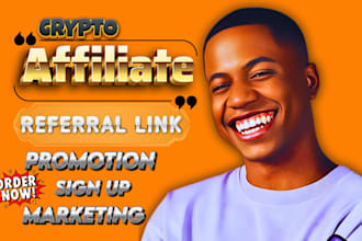 affiliate referral link promotion crypto website promotion referral link signup