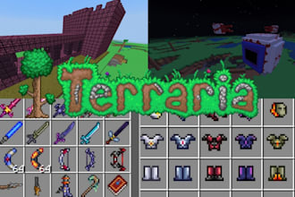 make mod minicraft, terrarla, starbound, sim, vehicle and mod