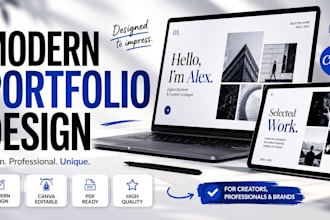 a modern personal portfolio