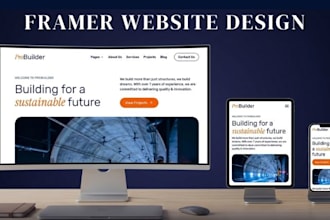 design professional framer website